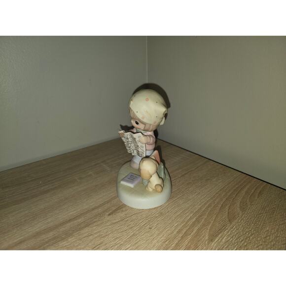 Precious Moments C0025 5" Map A Route Toward Loving Caring Sharing 2004 No Box - Picture 4 of 5